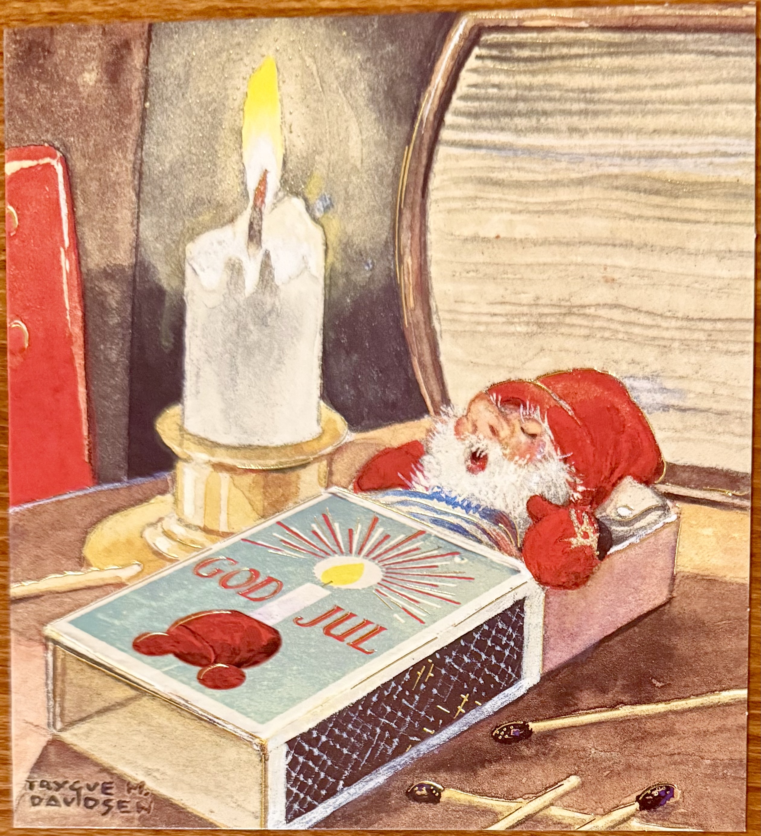 Trygve Davidsen, Nisse i fyrstikk eske, Unicef