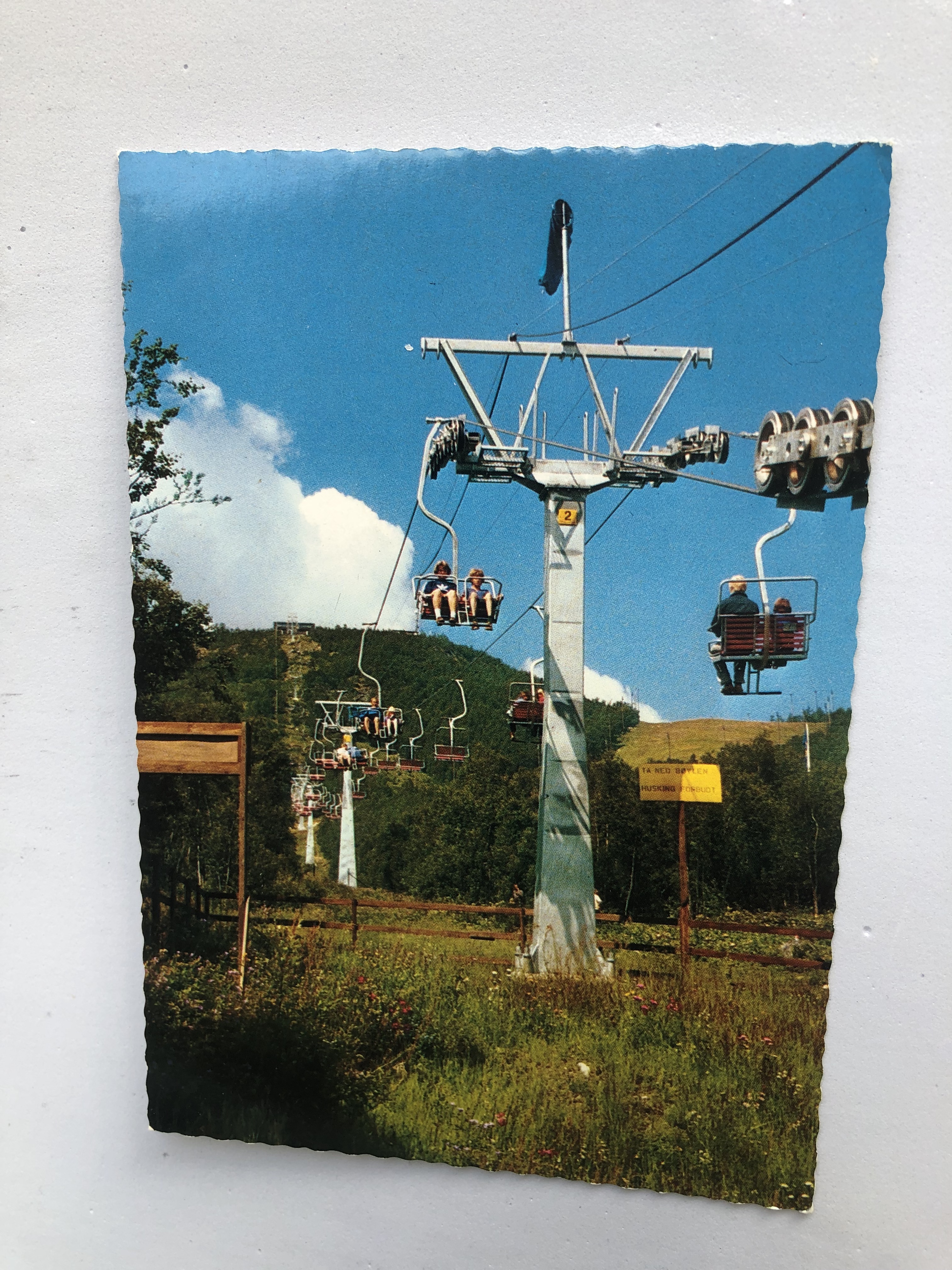 Geilo stolheis - stemplet Geilo 14-8-81