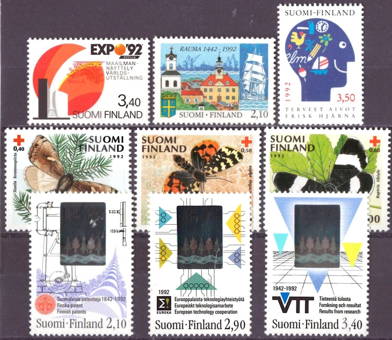 FINLAND. AFA 1155-57,61-66 POSTFRISK**    (92,-)