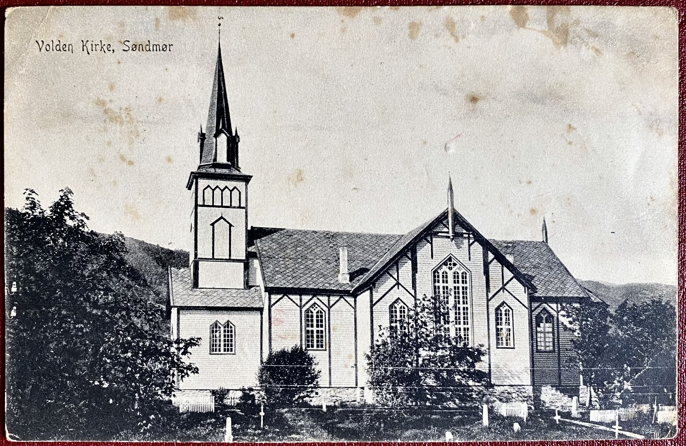 Kort Volden Kirke, Søndmør Stemplet 23 XII 11