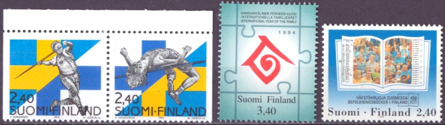 FINLAND. AFA 1255-58. POSTFRISK**    (65,-)
