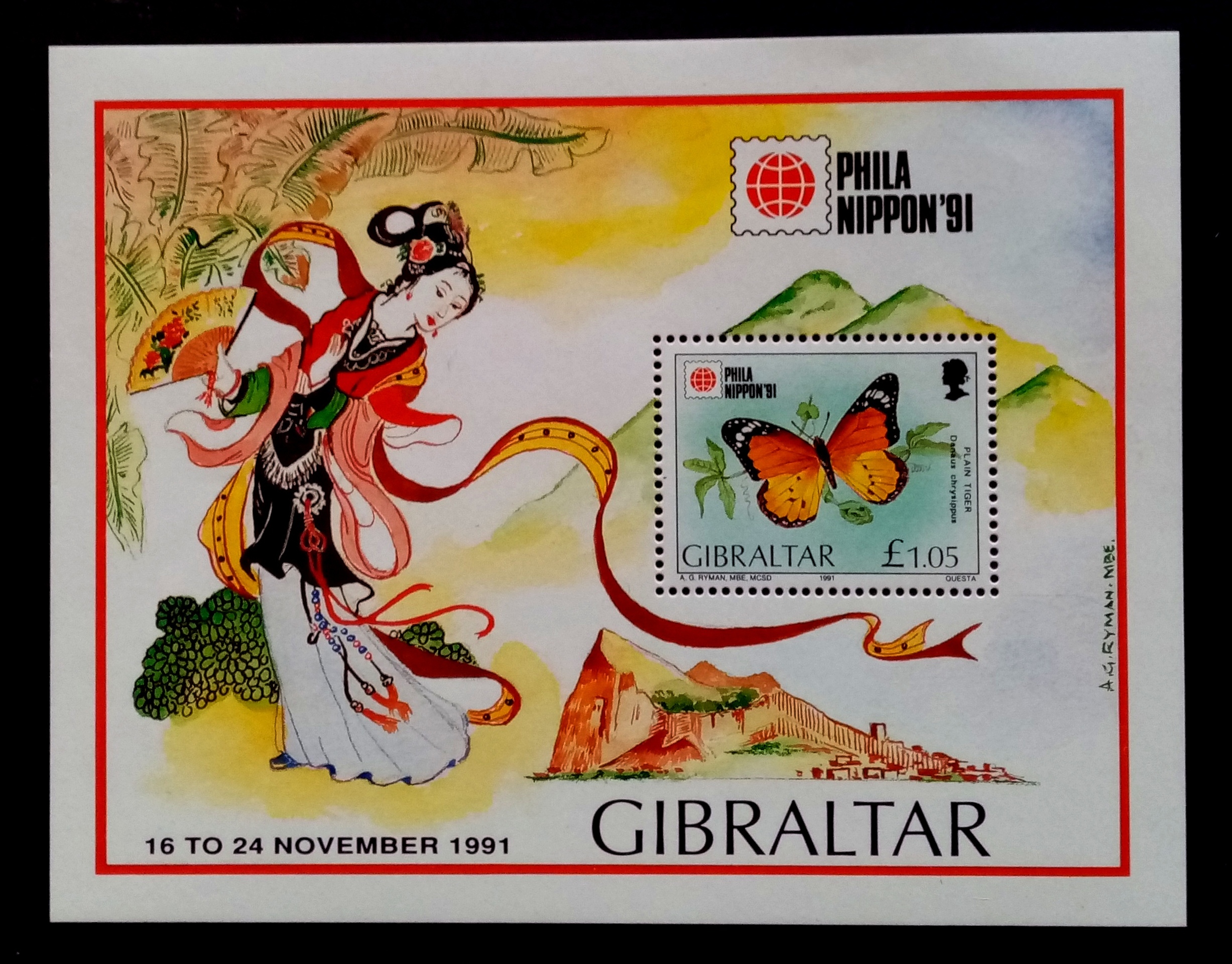 Afa : 627. Frimerkeutstillingen. PHILANIPPON 91 Tokyo. (1991) **