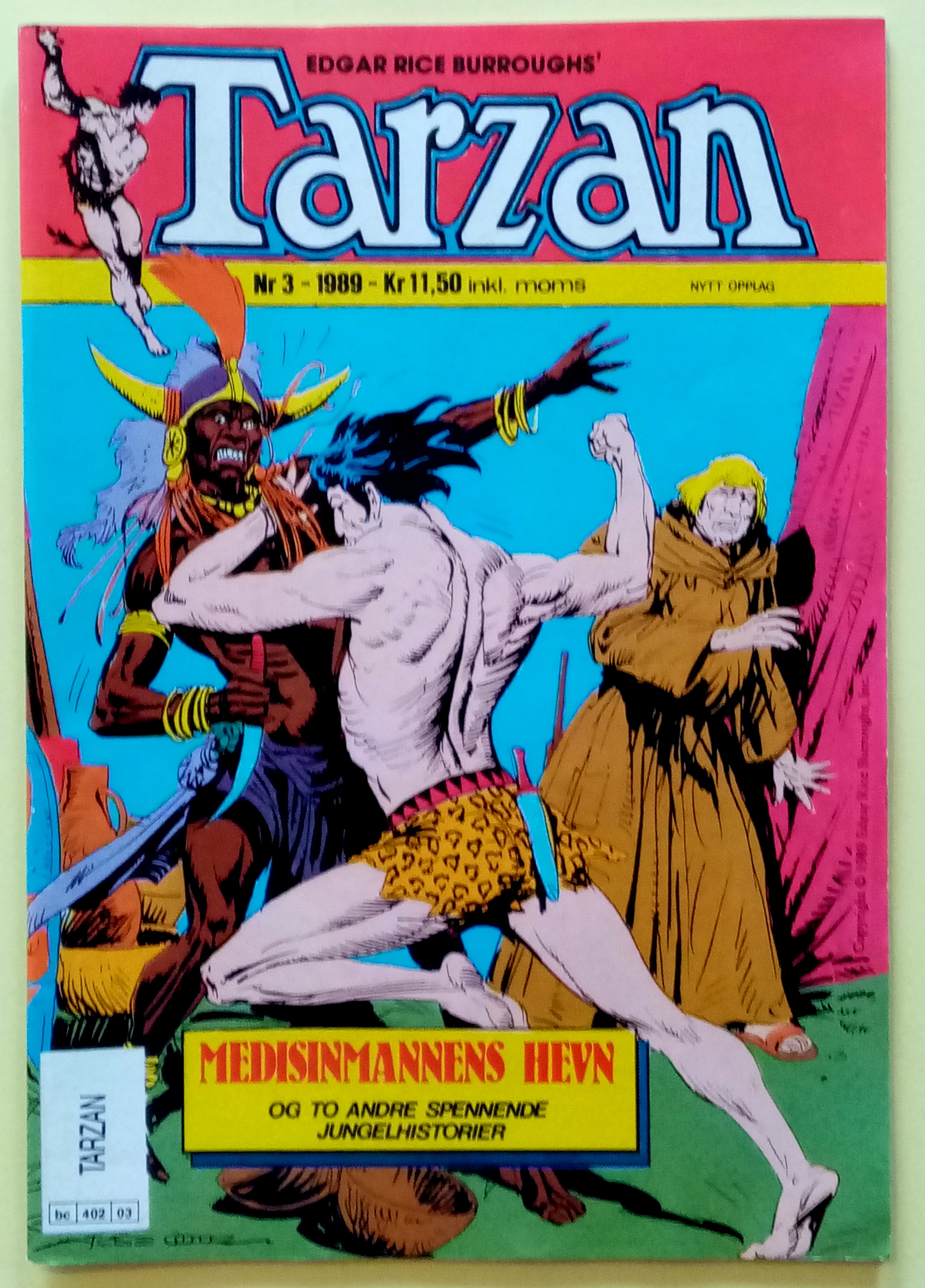 Tarzan - Nr 3 - 1989.
