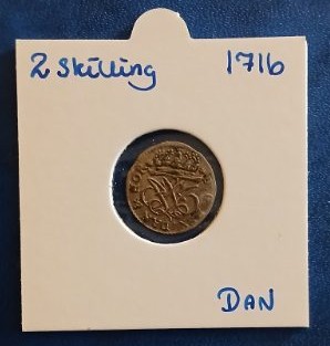 2 skilling 1716