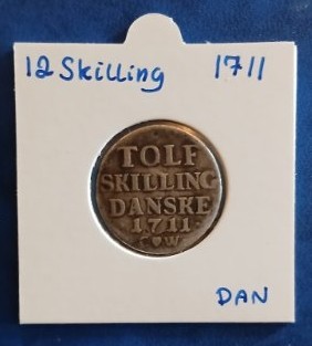 12 skilling 1711