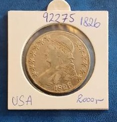Half Dollar 1826