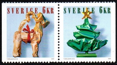 Sverige Afa: 2186-87 - Julefrimerker 2001 **
