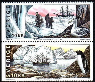Sverige Afa: 2195-96 - Sydpolarekspedisjonen 1901-03 **