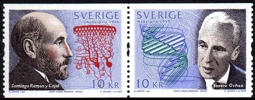 Sverige Afa: 2281-82 - Spanske nobelprismottagere i medisin **