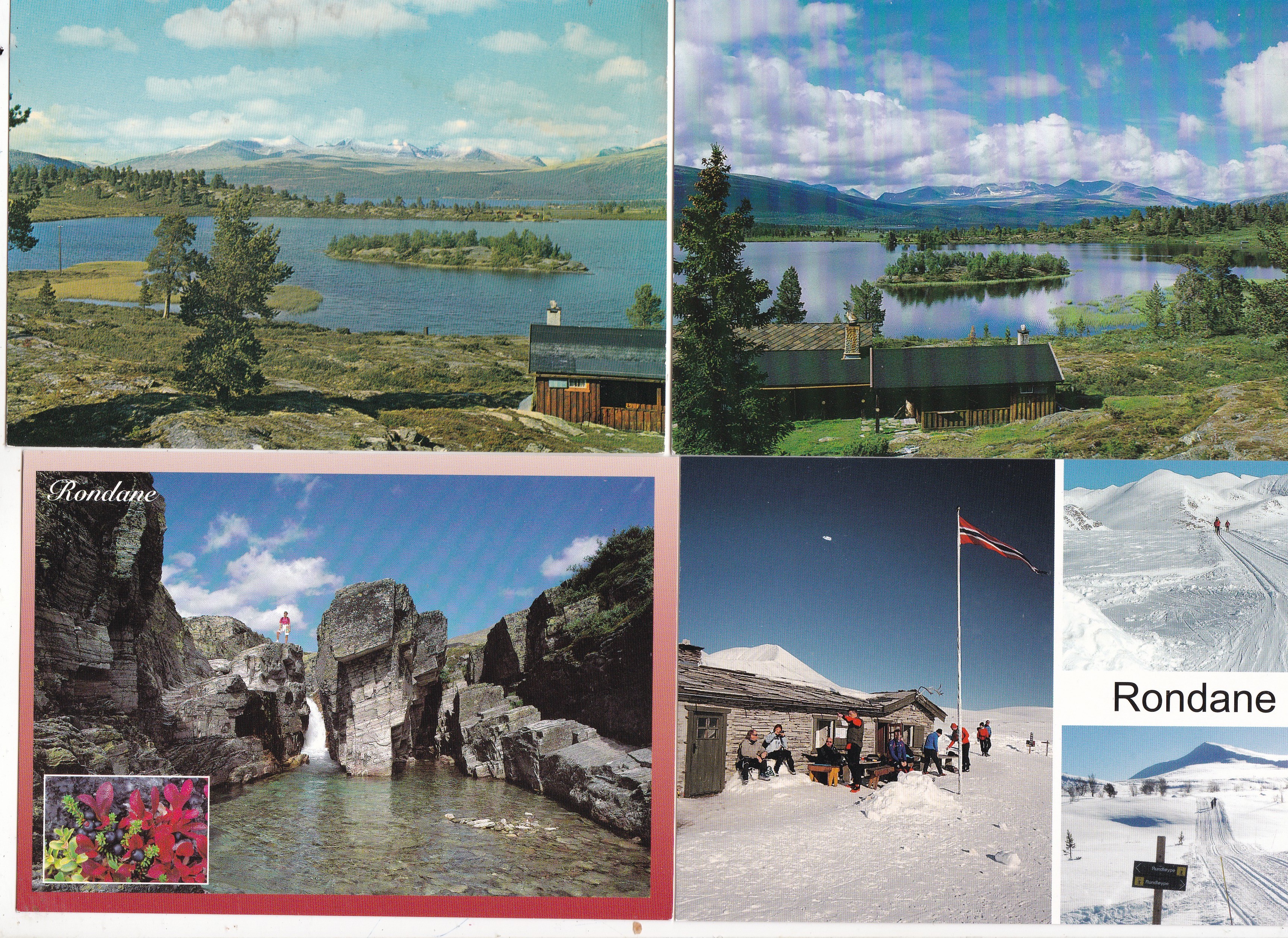 Rondane: 4 forskjellige kort