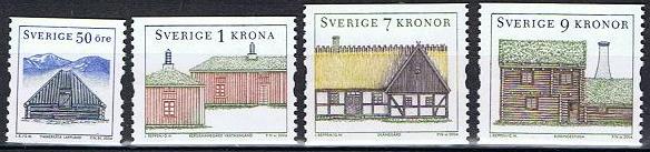 Sverige Afa: 2374-77 - Landskapshus **