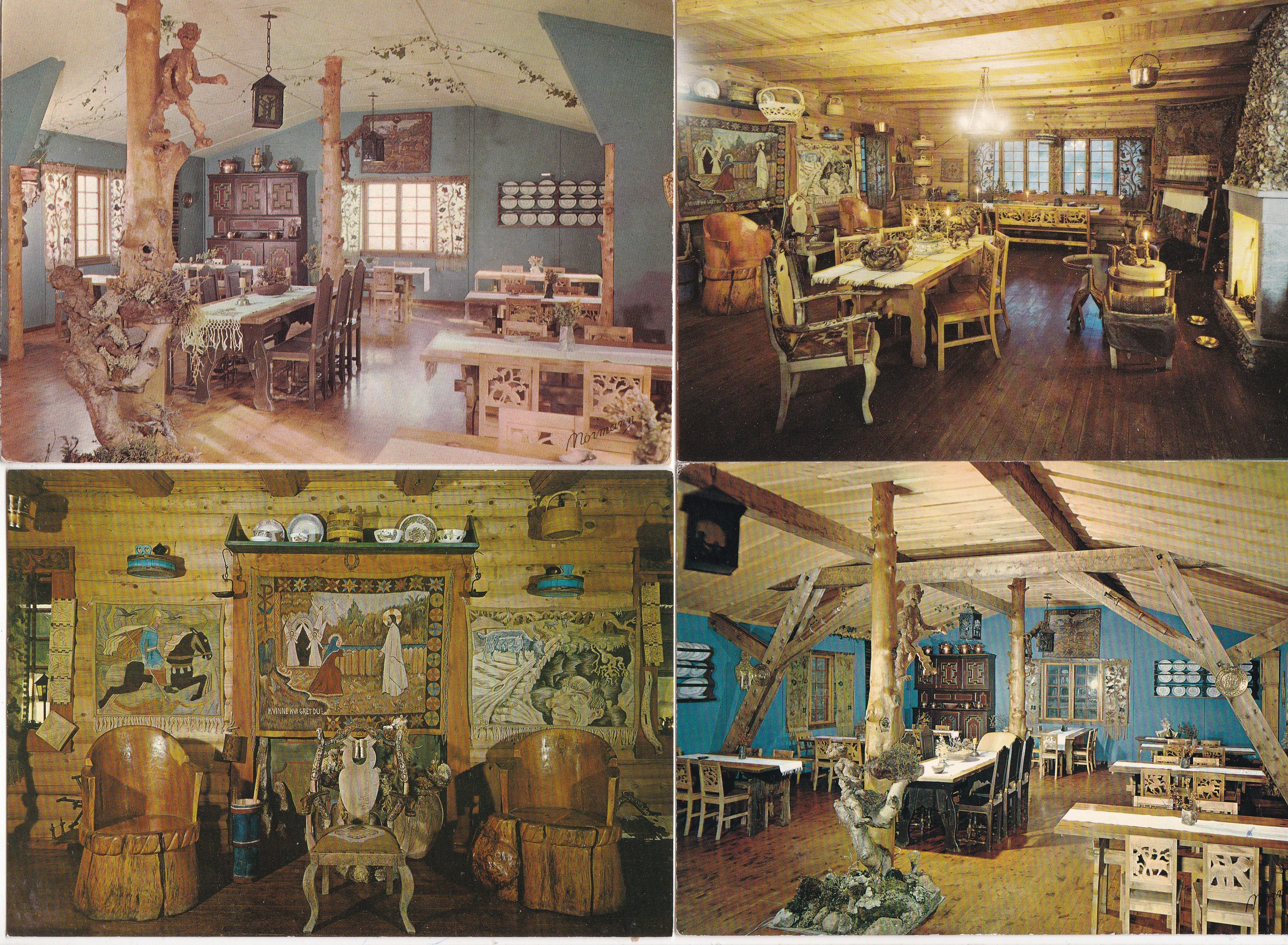 Dovregubbens Hall, interiør: 4 forskjellige kort