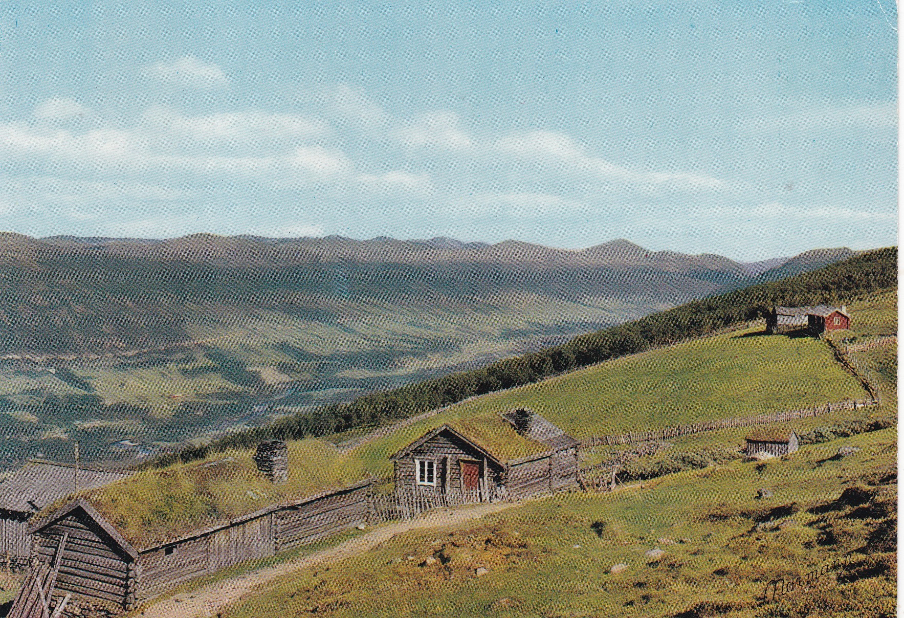 Parti fra Dombås mot Dovrebygda og Rondane (Normann G-1-33)
