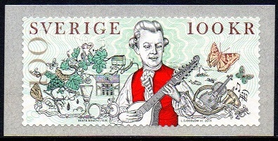 Sverige Afa: 2952 - Carl Michael Bellman **