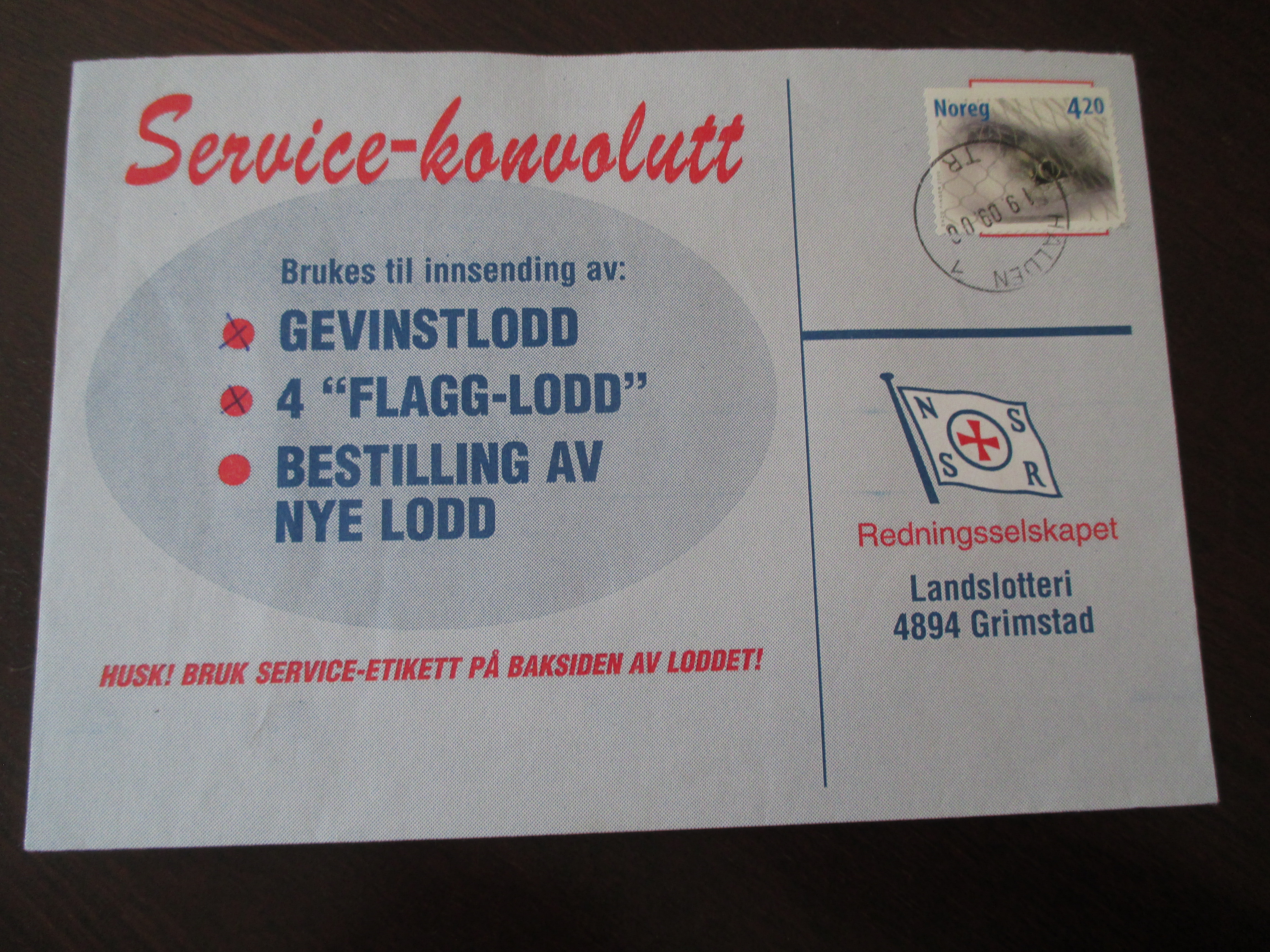 Brev st. Halden TR 1 19.09.2000. (I24)