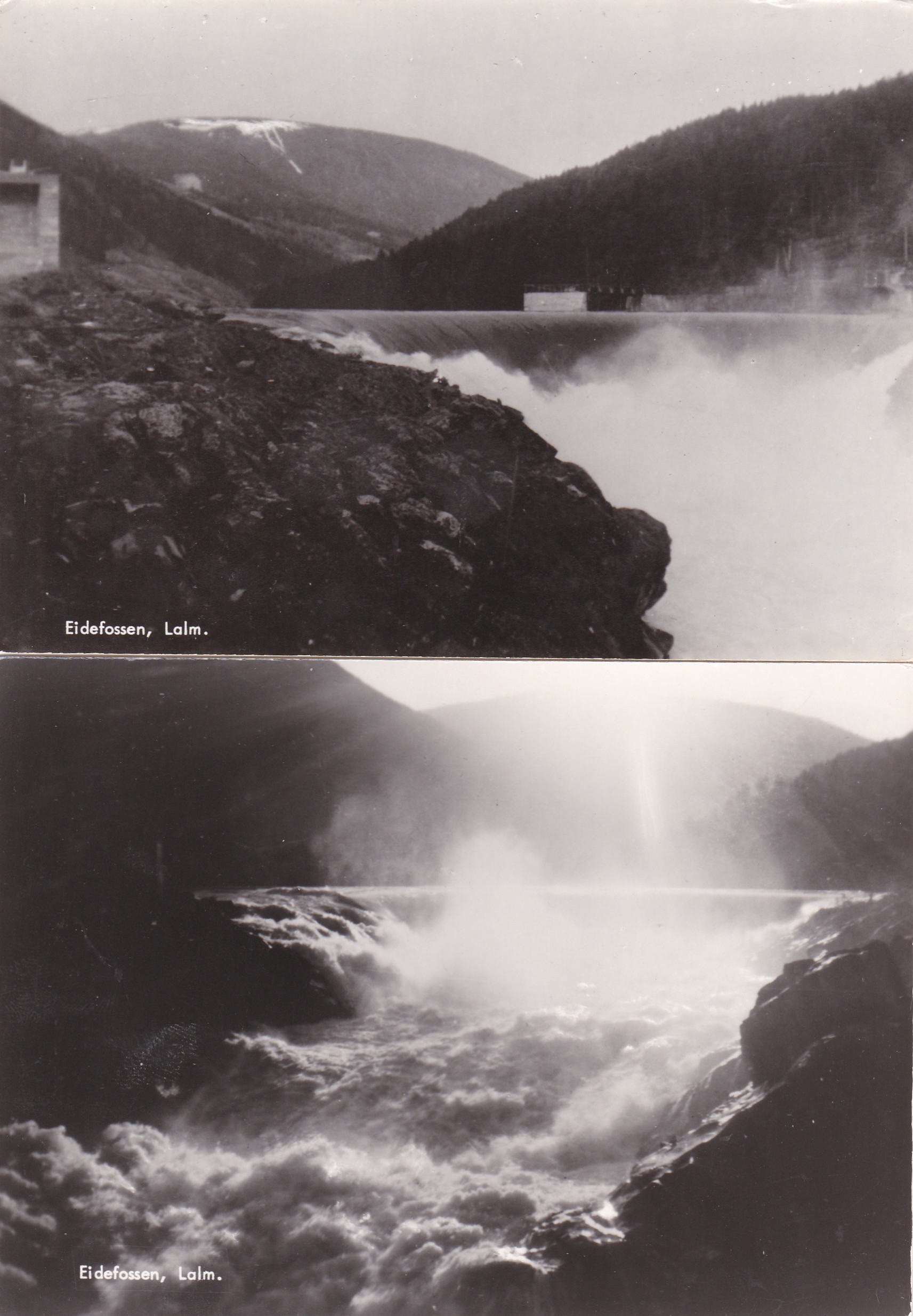 Eidefossen, Lalm: 2 forskjellige kort
