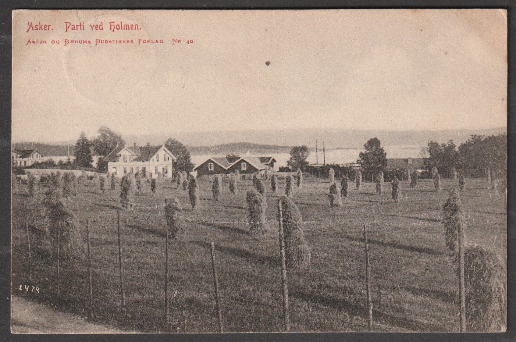 Asker. Parti ved Holmen. N.K. 732