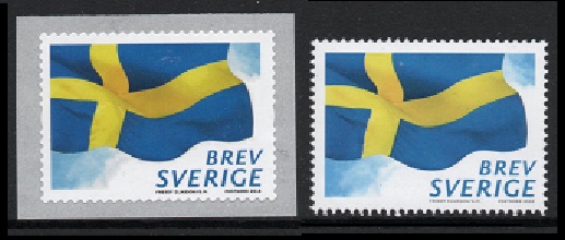 Sverige Afa: 3205E+3205A - Sveriges flagg **