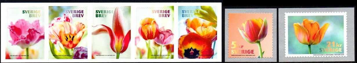 Sverige Afa: 3230-36 - Tulipaner **