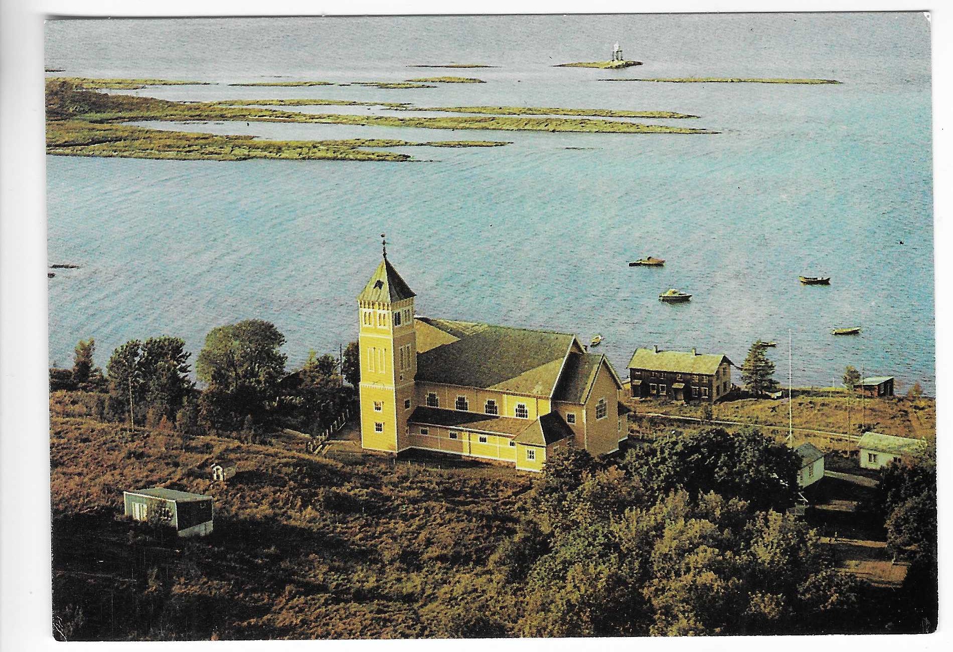Leines Kirke. Leines i Steigen. 60-70t. Norrønafly