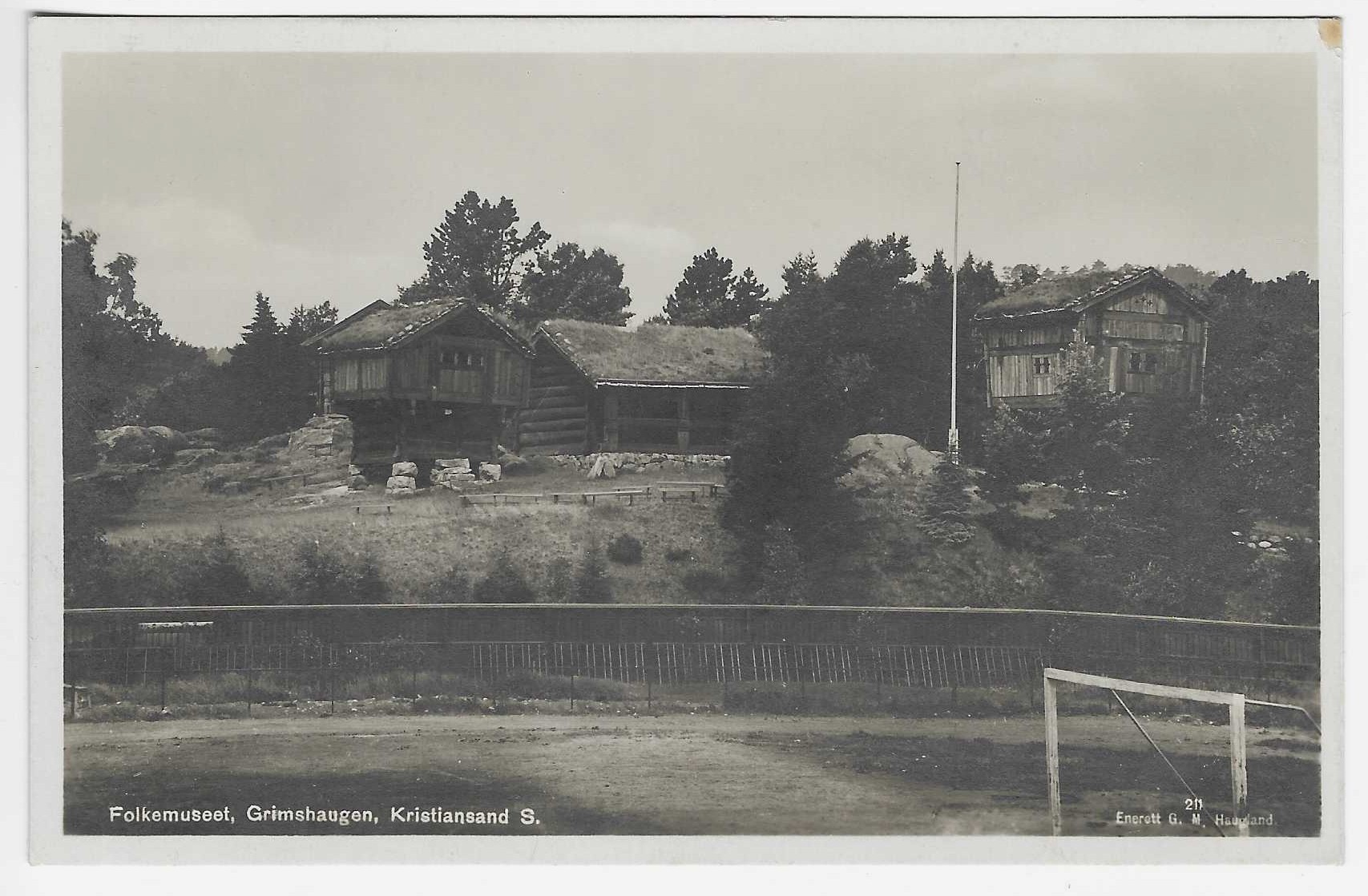 Kristiansand S. Grimshaugen,Folkemuseet. G.M Haugland.