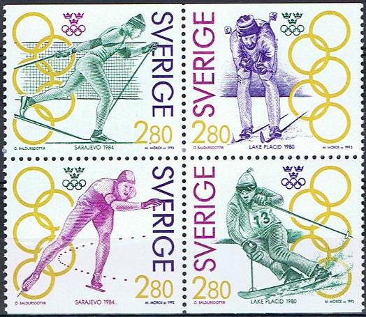 Sverige Afa: 1636-39 - Gullvinnere i vintersport **