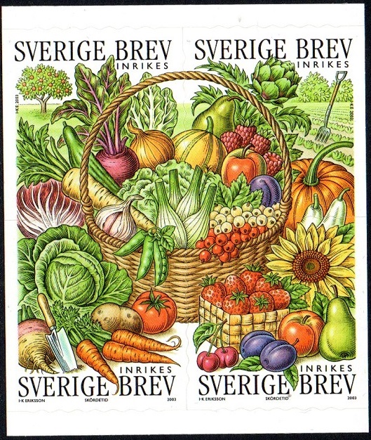 Sverige Afa: 2289-92 - Høsttid **