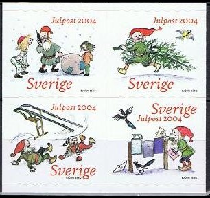 Sverige Afa: 2366-69 - Julefrimerker 2004 **