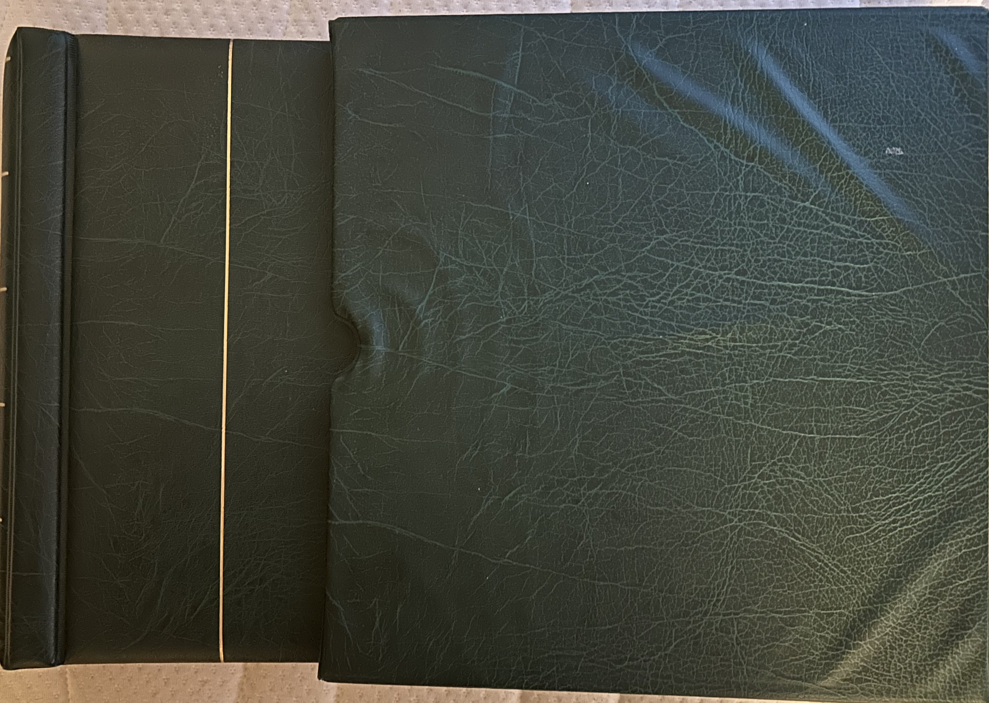 LEUCHTTURM M/KASSETT-ALBUM MED BLANKOARK.
