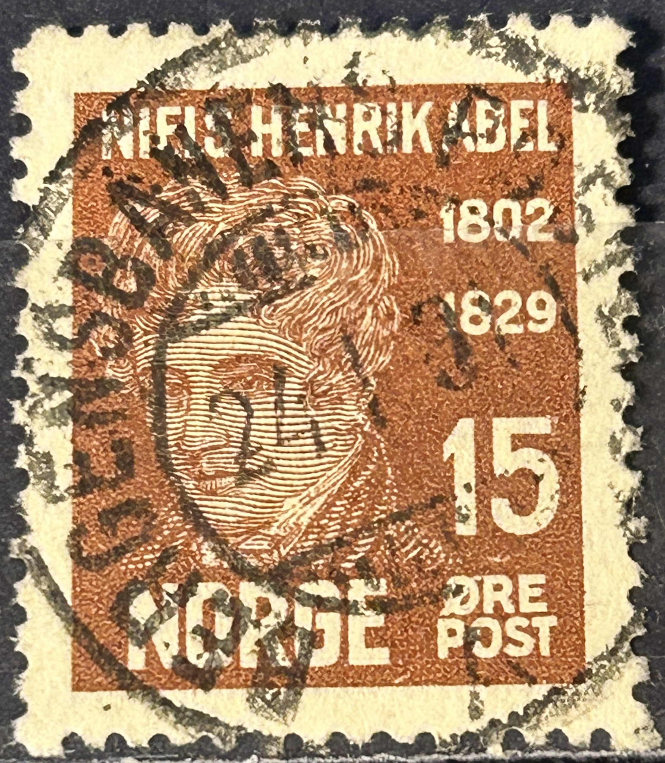 NK 173. PRAKT=BERGENSBANENS POSTEXP. 24-1-31=