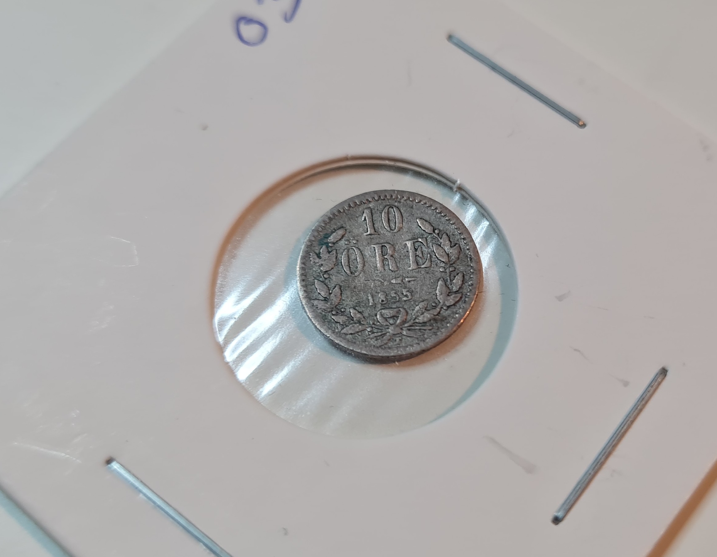 Sverige 10 øre sølv 1855