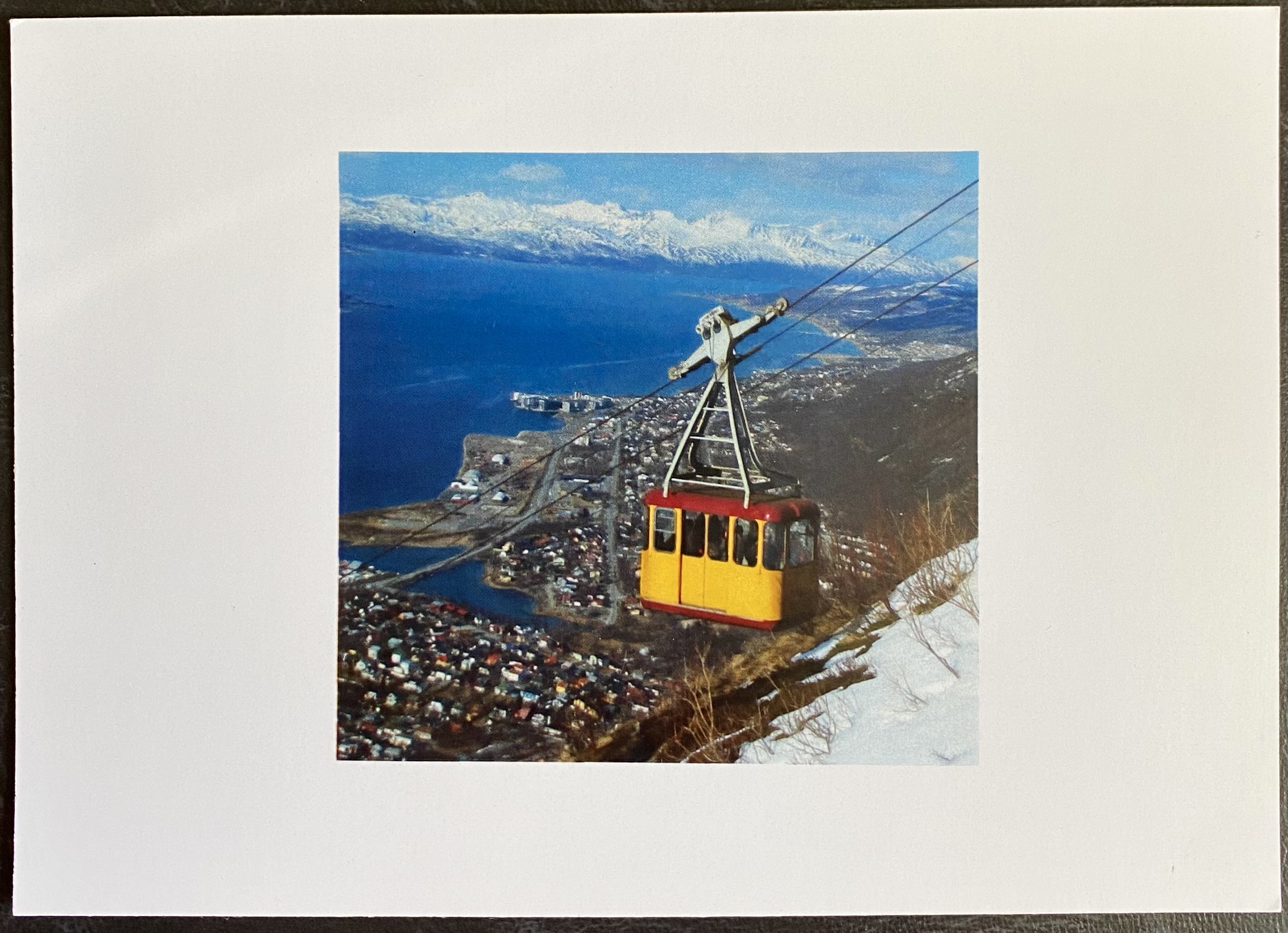 Personlig frimerke på kort Stemplet Tromsø