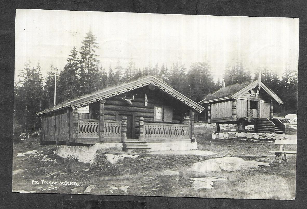 Fra Frognersæteren. - National A/S II-2.  Eneb. 1908 - [172]