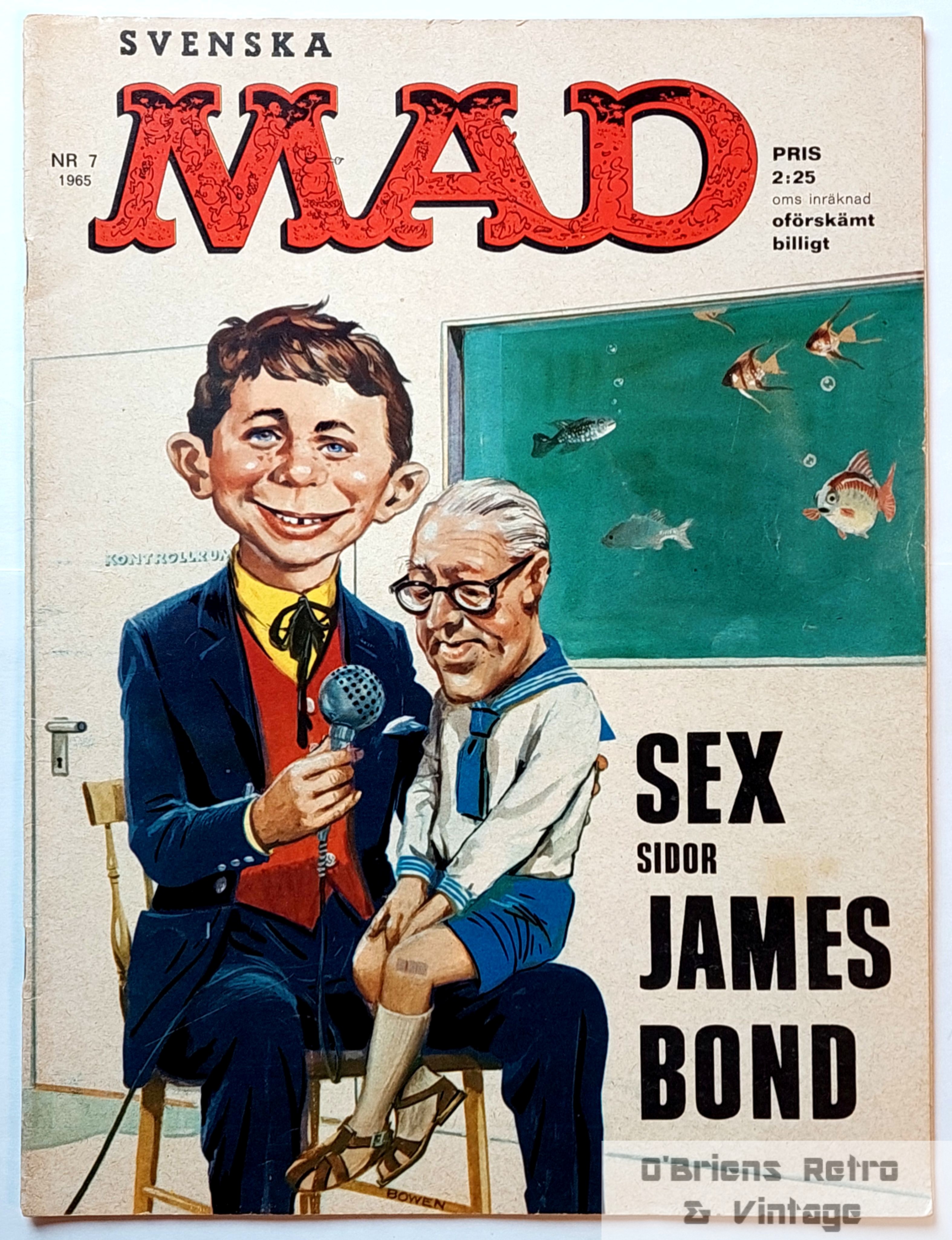 Svenska Mad - 1965 - Nr. 7 - Sex sidor James Bond