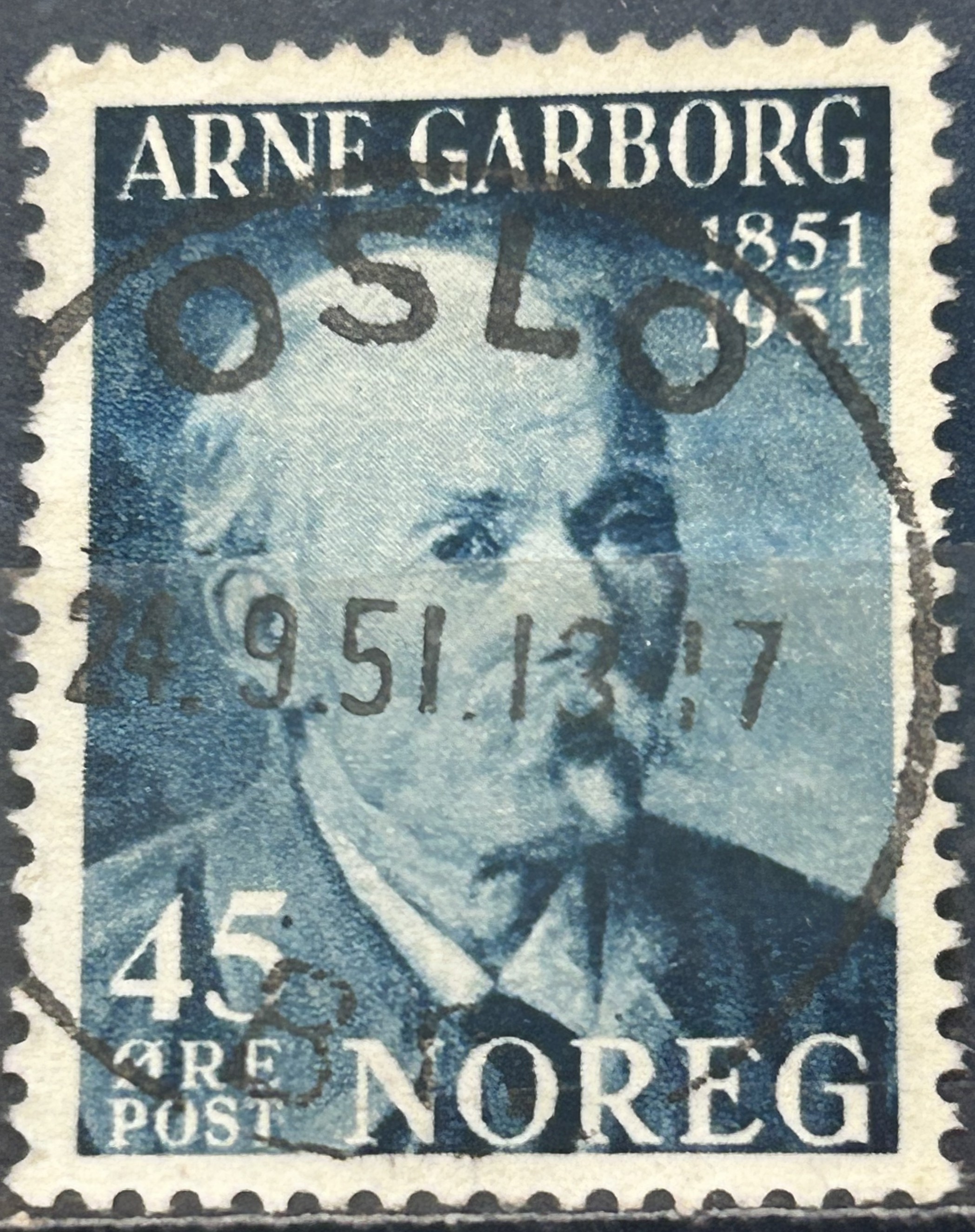 NK 405. PRAKT=OSLO BR. 24.9.51=