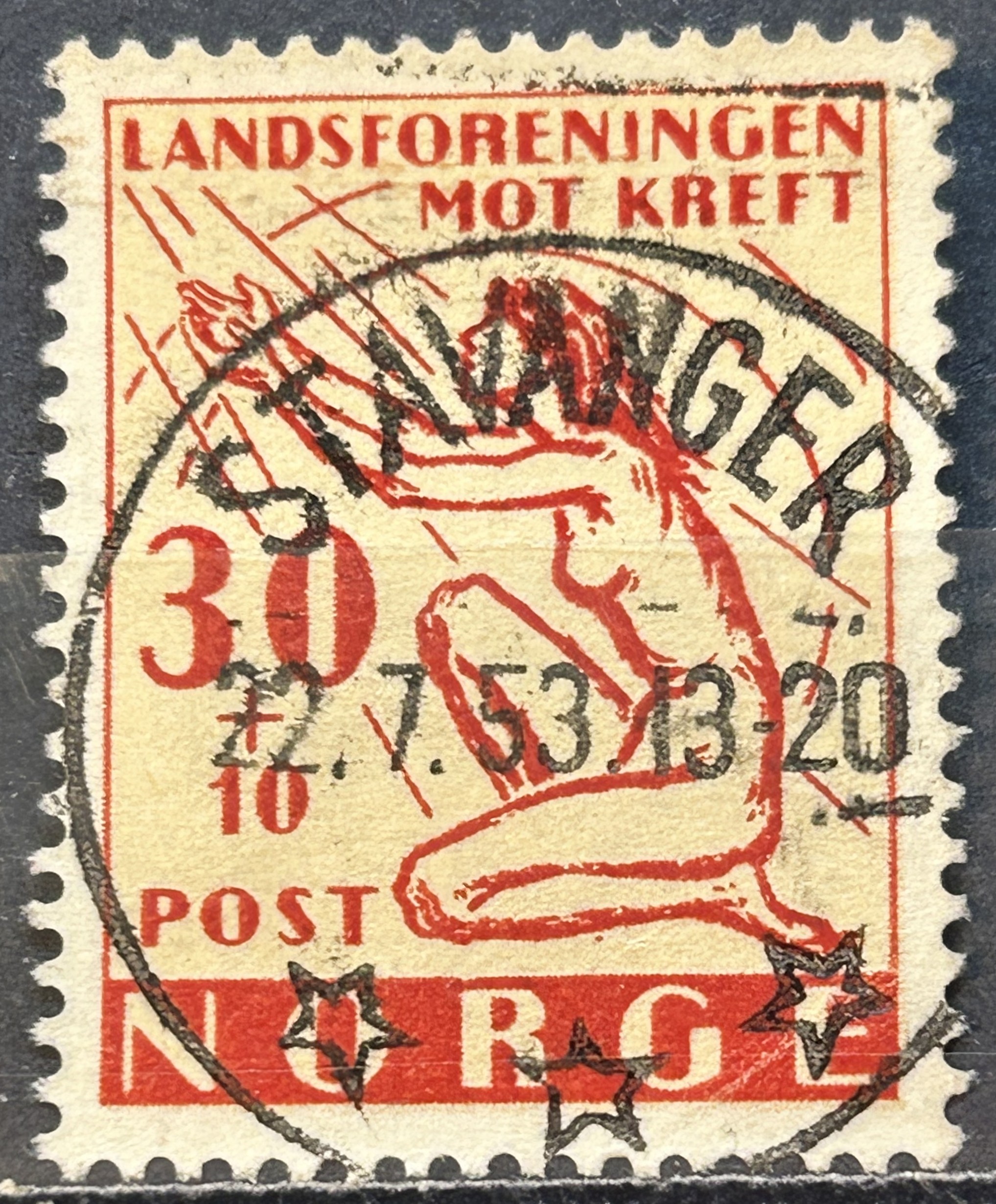 NK 414. PRIMA=STAVANGER 22.7.53=