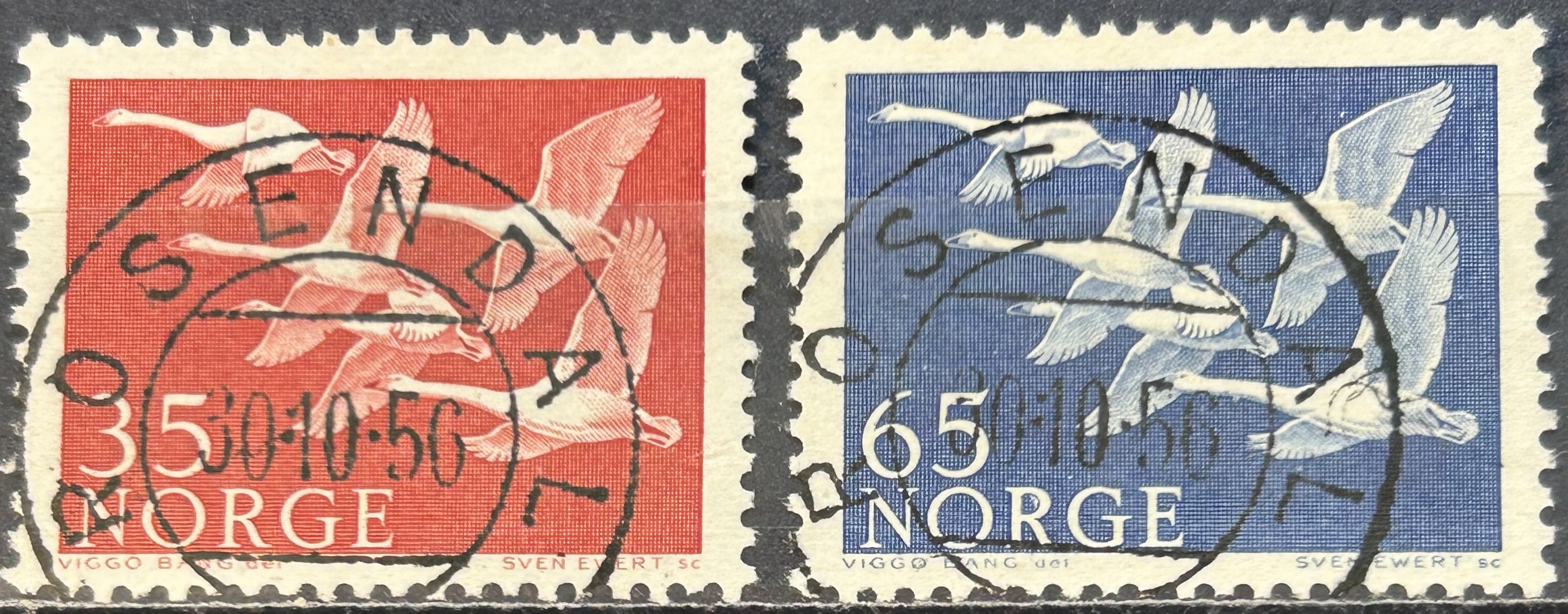 NK 443-44. PRIMA=ROSENDAL 30-10-56=