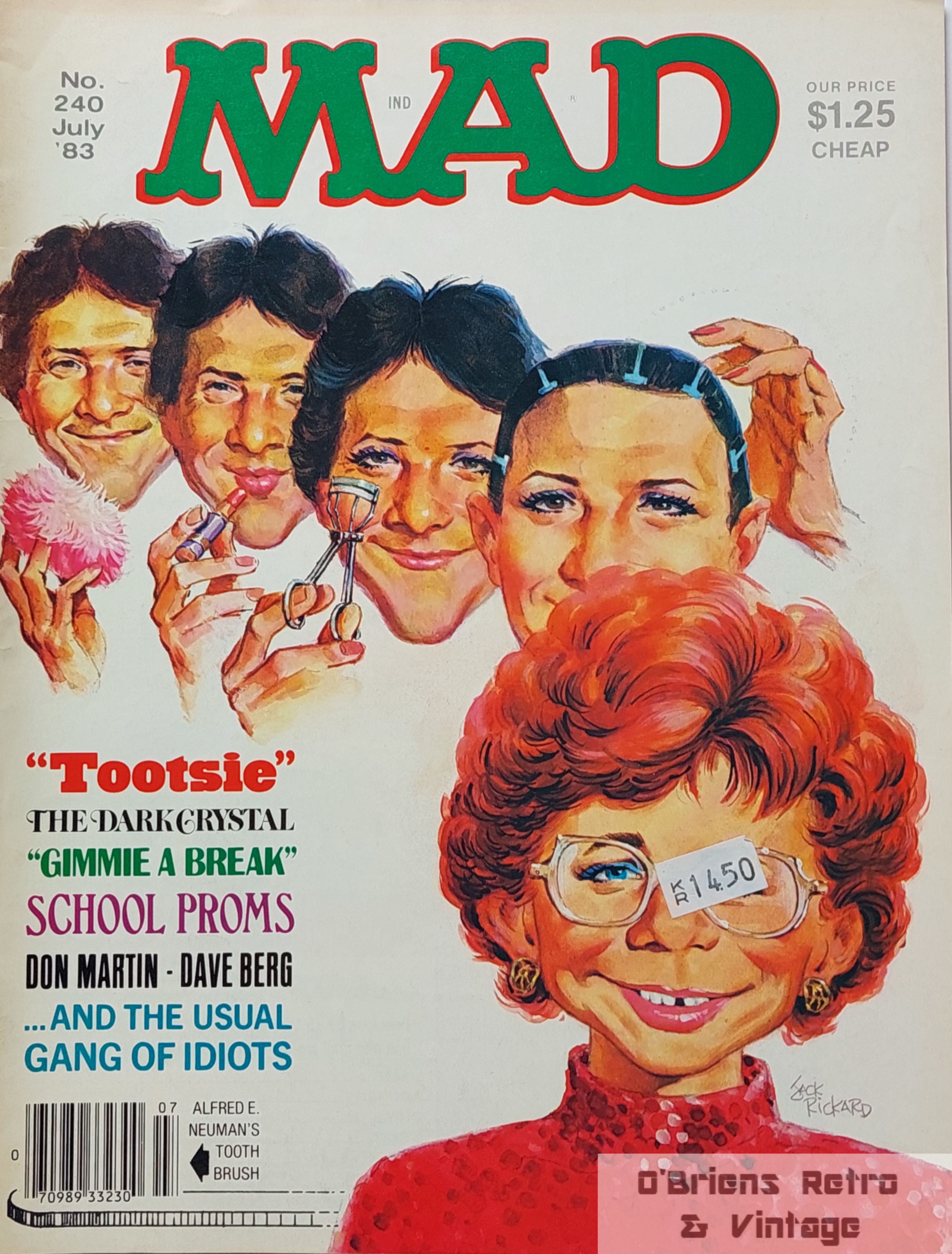 Mad - 1983 - No. 240 - Amerikansk - Tootsie