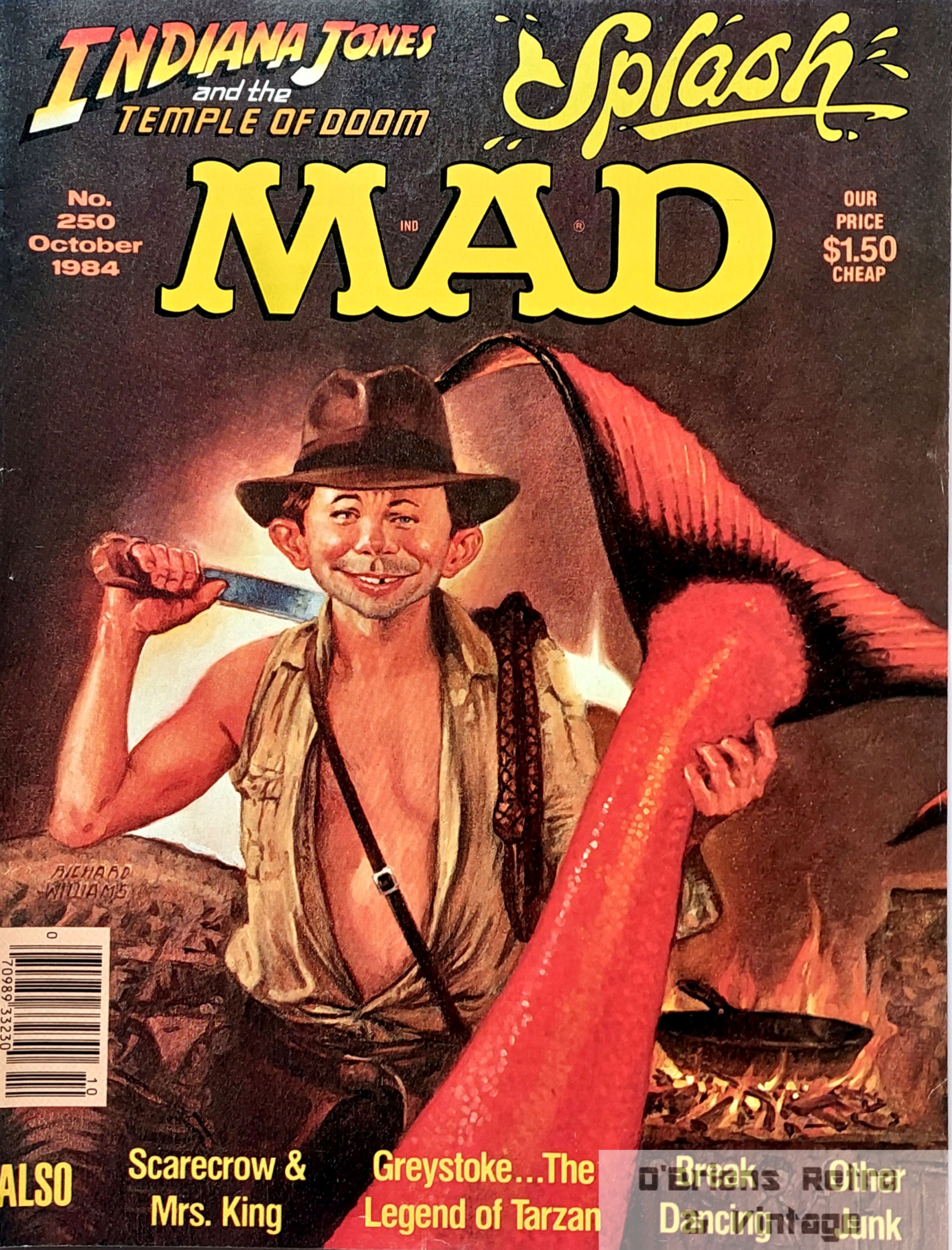 Mad - 1984 - No. 250 - Indiana Jones and the Temple of Doom