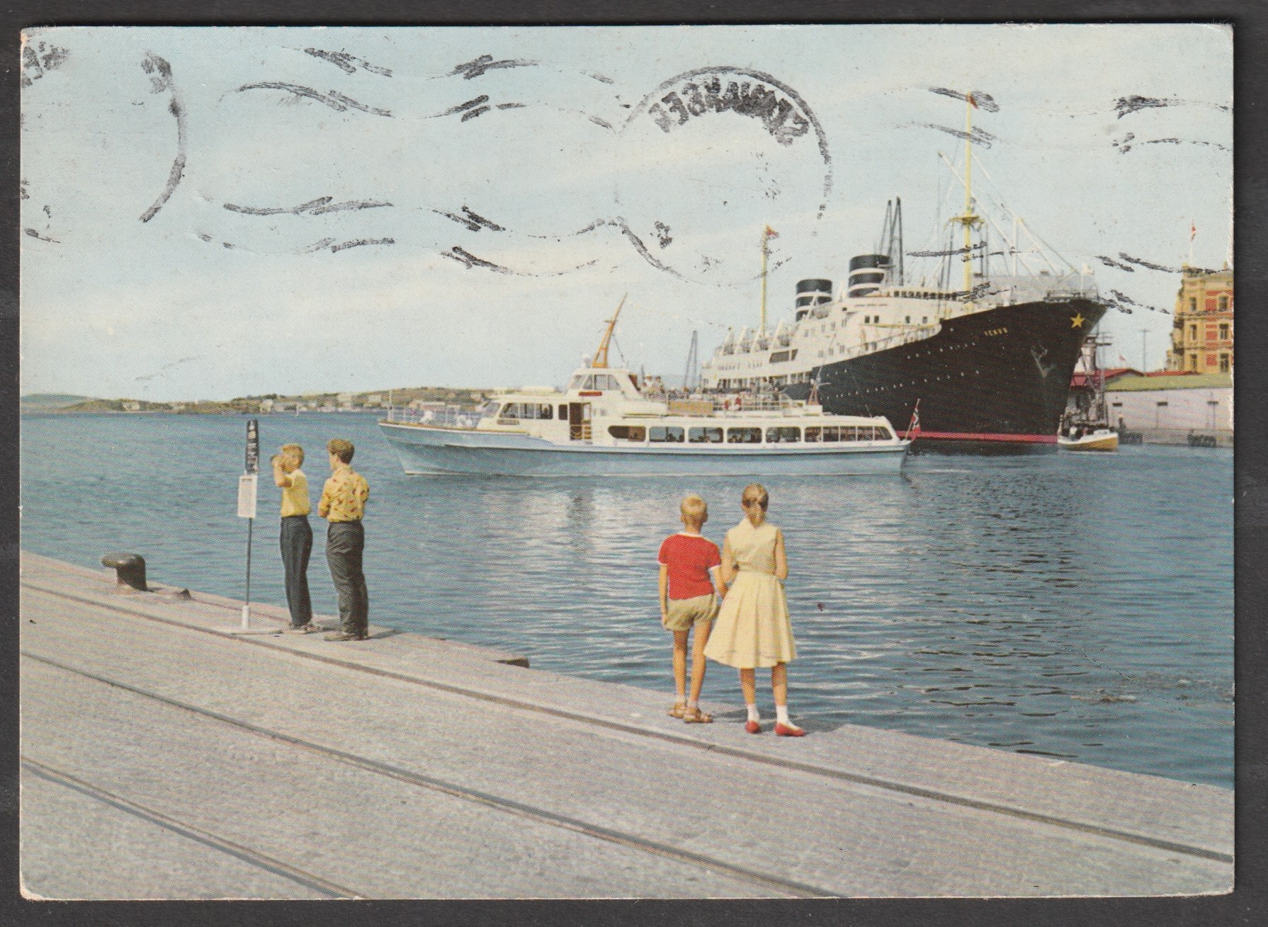 Stavanger. M/S Venus og M/S Clipper. Aune F-385-0