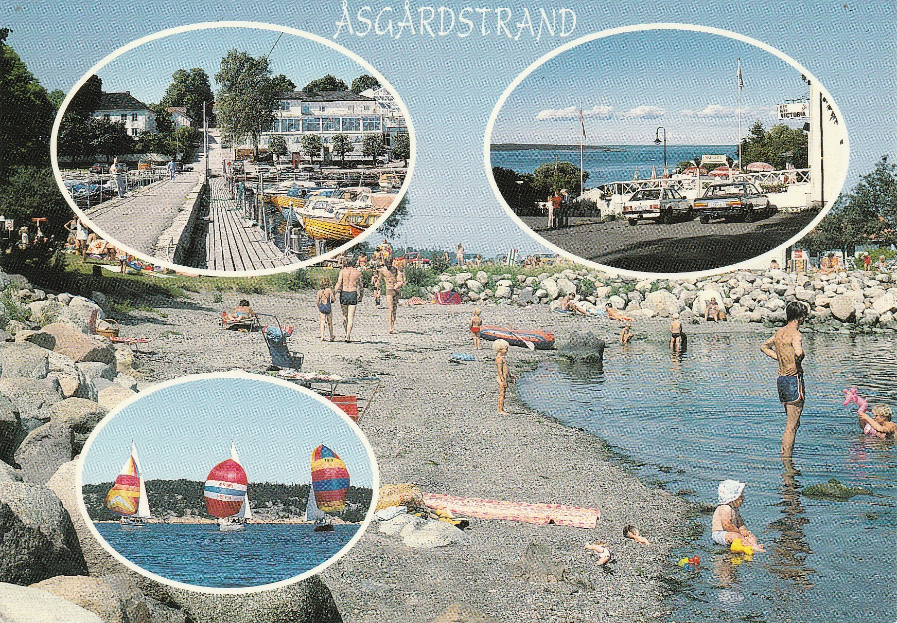 Åsgårdstrand . Kort Co 3155/2-09 Pstg