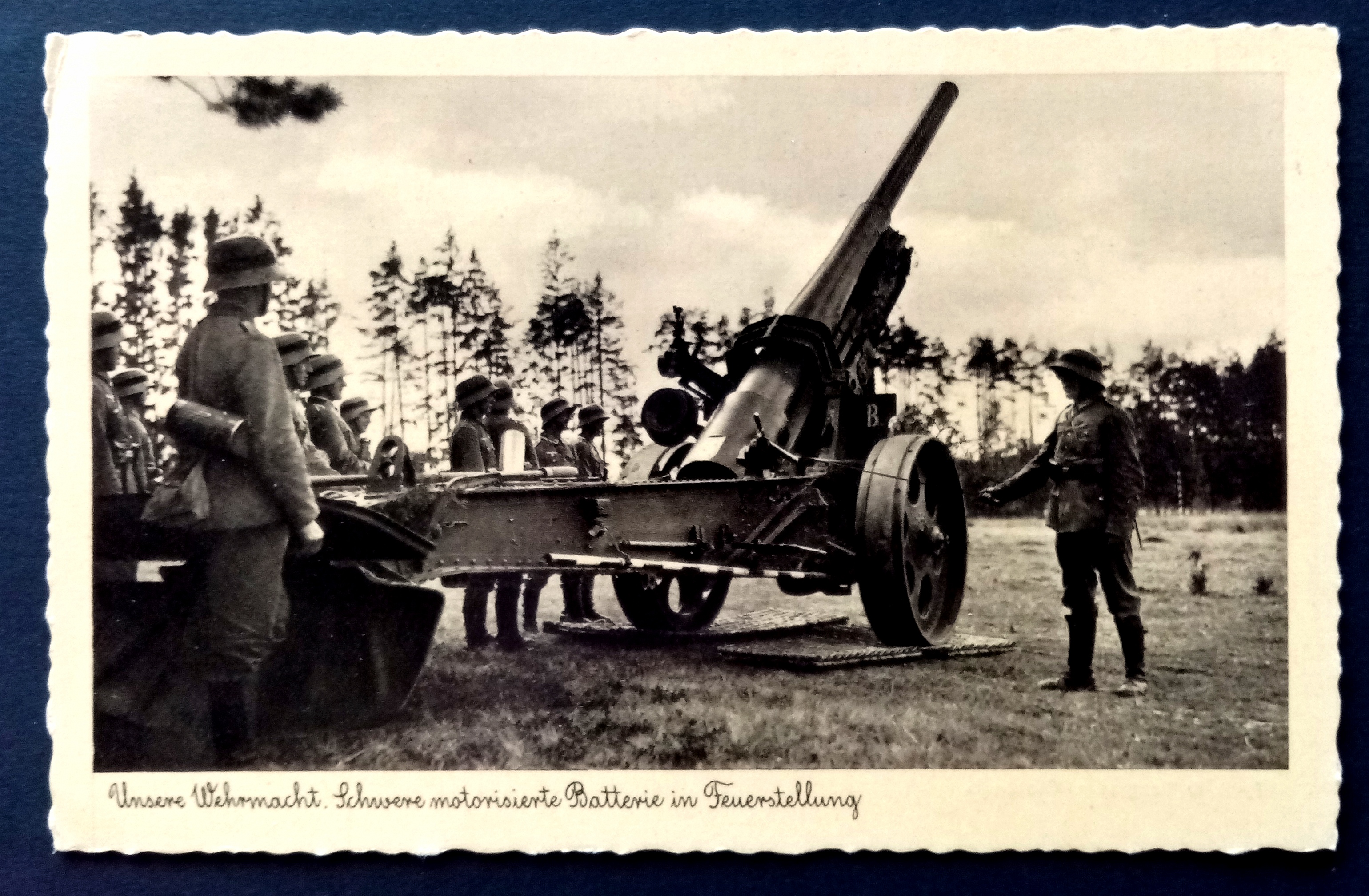 Tredje Riket - Wehrmacht med artilleri. - WWII