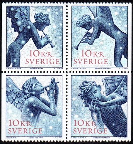 Sverige Afa: 2437c-40c - Misicerende engler **