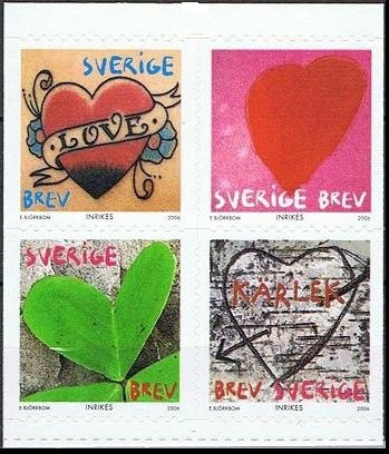 Sverige Afa: 2447-50 - Valentins dag **