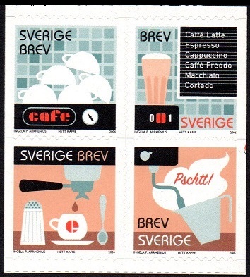 Sverige Afa: 2453-56 - Varm kaffe **