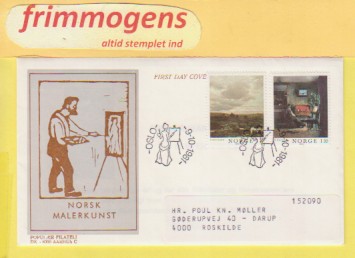Malerkunst,  Norge FDC NK 895-96 (48921)