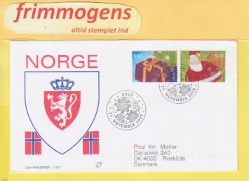 Julefrimerker,  Norge FDC NK 1519-20 (48930)