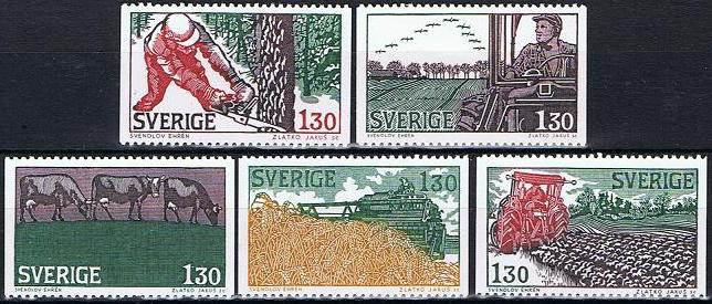 Sverige Afa: 1065-69 - Landbruk **