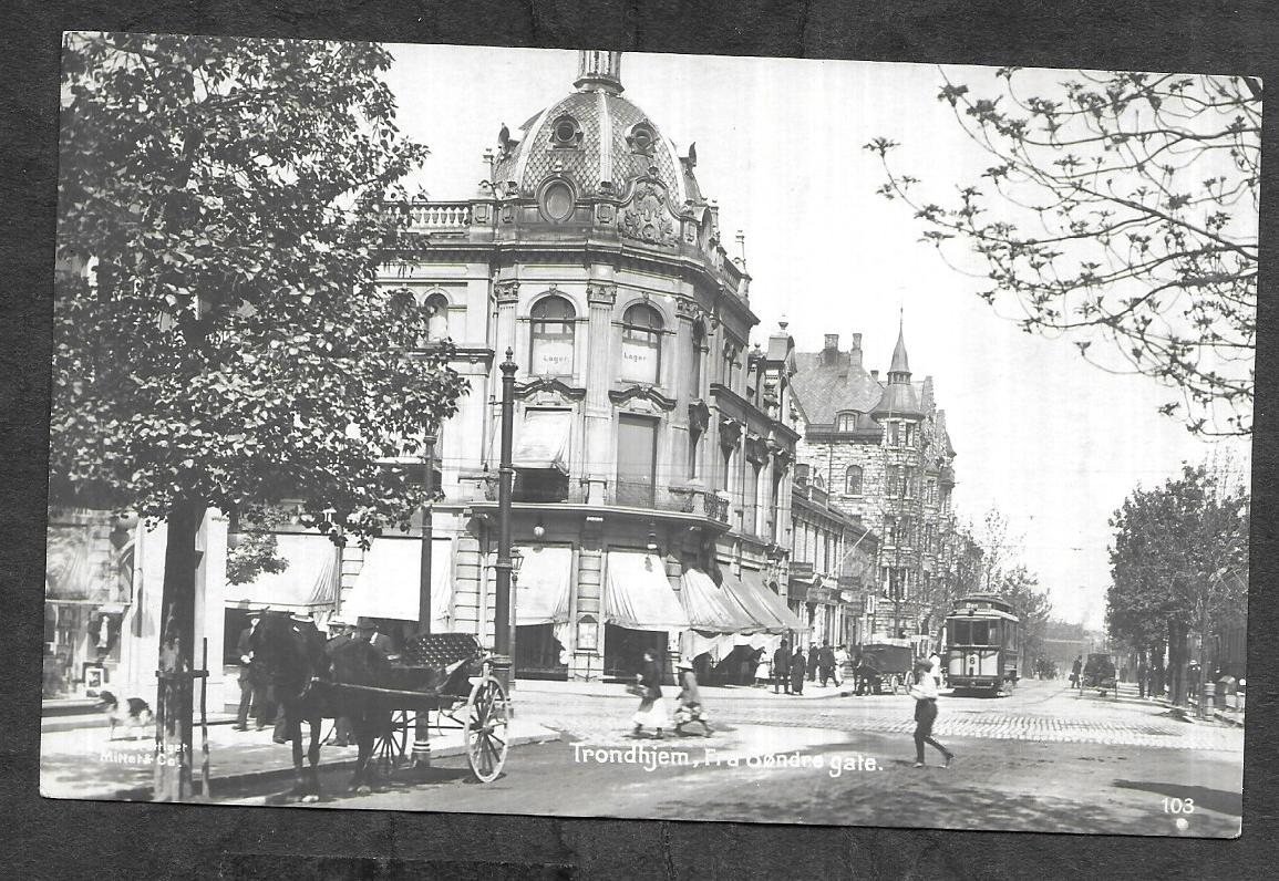 Trondhjem, Fra Søndre gate. - Mittet & Co. 103 - [189]