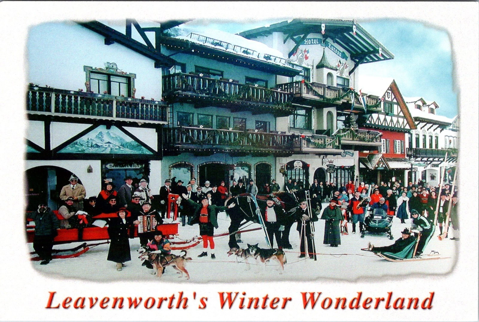 Leavenworth Winter Wonderland - Washington - USA - Postkort